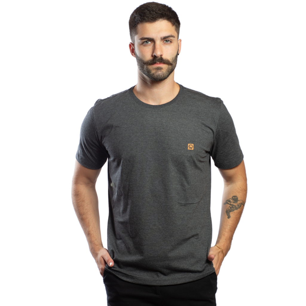 Camiseta Basic Masculina Básica Slim Sustentavel Premium 01