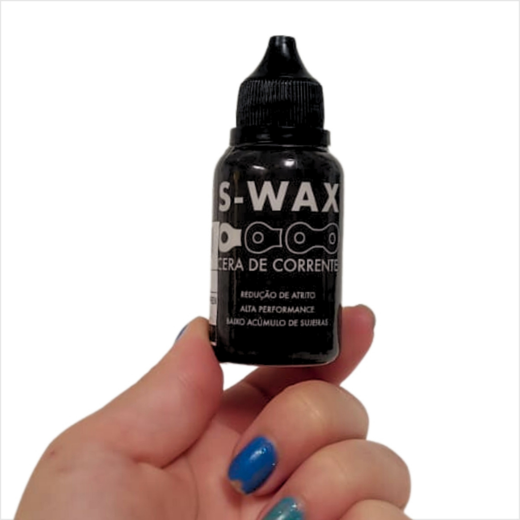 Lubrificante Cera Para Corrente S-wax S-tres Session 30ml Correntes Speed Mtb Bike Aro 29 S-wax S-tres Speed Bike Aro 700 Pinha Cassete Catraca Coroa  Carnaúba Manutenção Bike Casa
