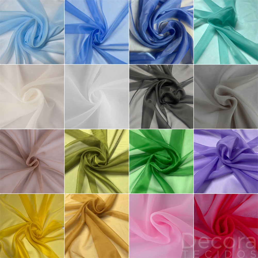 4m Tecido Voil Voal Para Cortina Liso 4m x 3m largura Bege Azul Cinza Vermelho Branco Verde Pérola Rosa Bebê em Oferta na Shopee