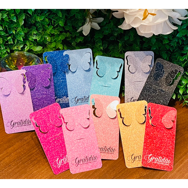 Tag  3D para escovinha de cílios/sobrancelha -  Coleção Glitter em Oferta na Shopee