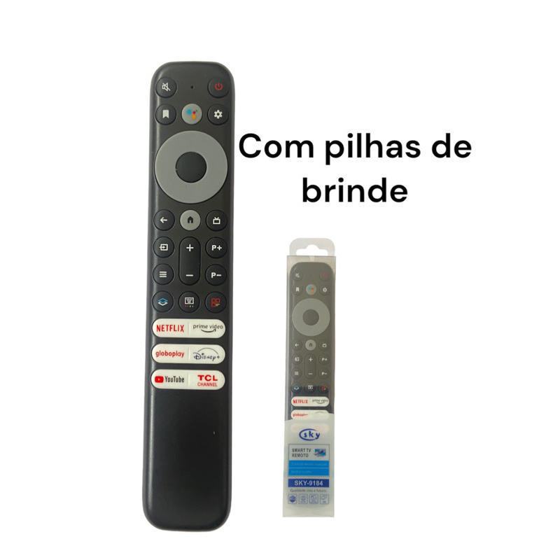 controle remoto para TCL smart tv 4K 32 40 42 43 50 55 60 polegadas