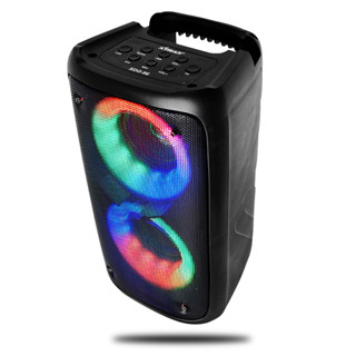 Caixa de som Bluetooth Potente Multimídia com LED RGB Subwoofer TWS Estéreo sem fio XDG-9…
