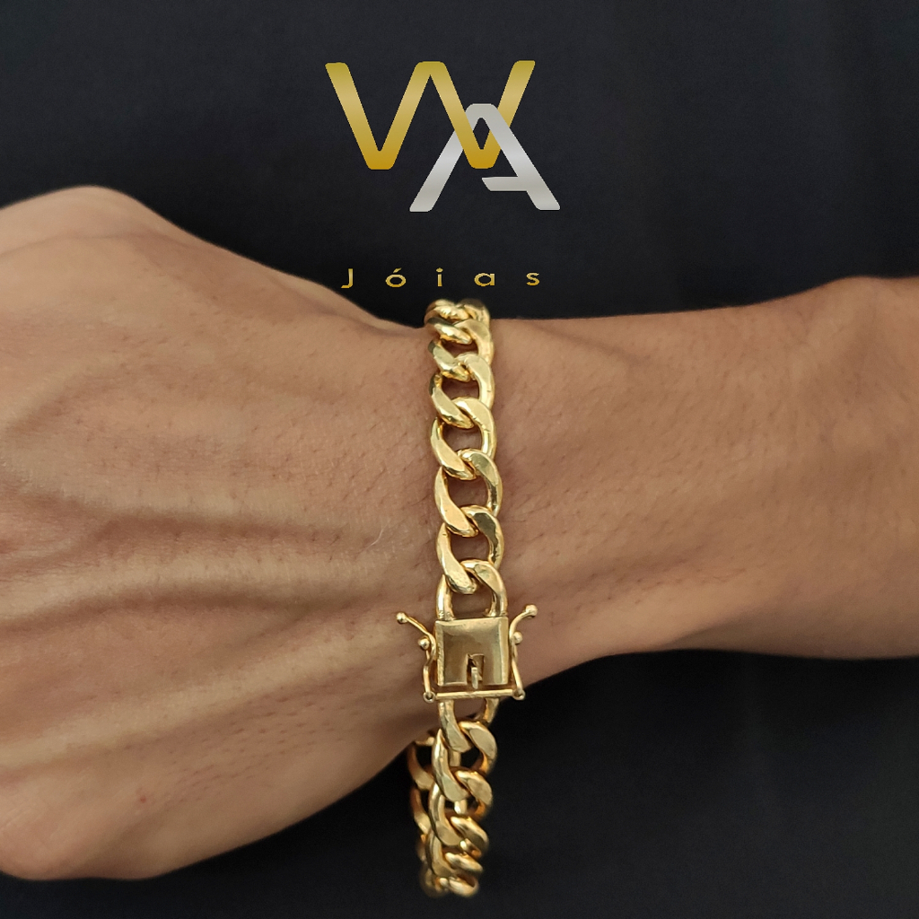 Pulseira grumet pitbull 8 mm feito de moeda antiga em Oferta na Shopee