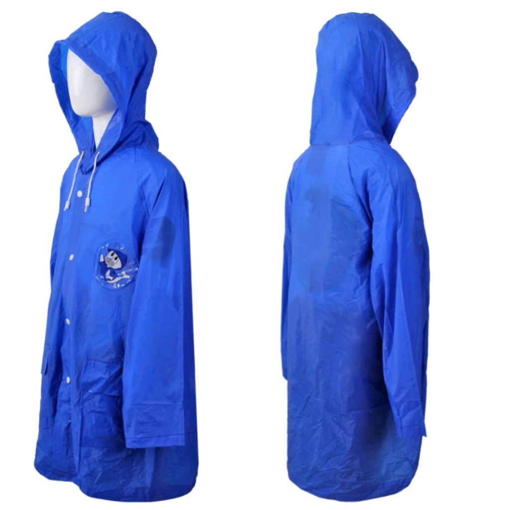 Capa de Chuva Infantil Menino Menina PVC Impermeável Resistente