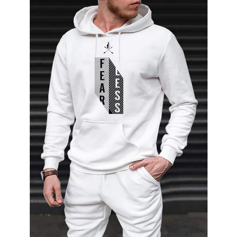 Blusa Moletom 3D Balada Casual Frases Destemido Fear Less