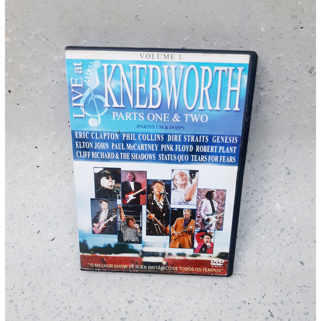 Dvd Original Live At Knebworth Parts One, Two & Three Festival gringo