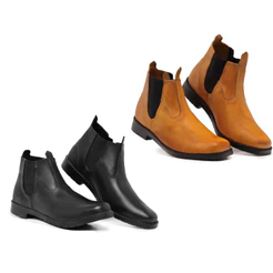 Botina masculina barata kit 2 pares promoção sola de pneu