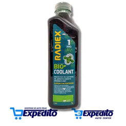Aditivo para Radiadores Superconcentrado Radiex 1 Ano Bio Coolant Verde 1L