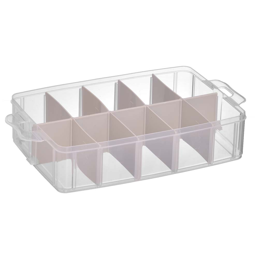 Bandeja Com Divisórias Para Maleta Organizadora Sem Tampa Caixa com Alças em Oferta na Shopee