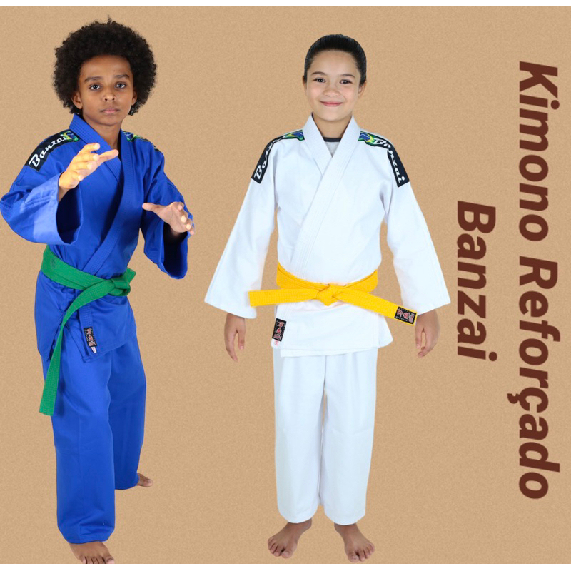 Kimono Infantil   Oficial Judô em Oferta na Shopee