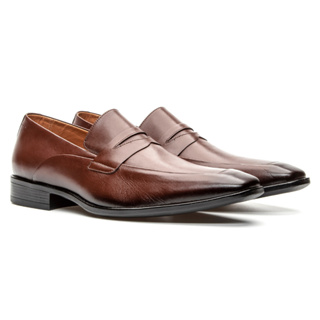 Sapato Social Masculino em Couro Mocassim Estilo Italiano Sofisticado Clássico em Oferta na Shopee
