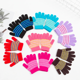 Luvas Infantil Unissex Quentinha Inverno Bebê e Criança 0-12 Anos Com ou Sem Dedos Menino e Menina em Oferta na Shopee