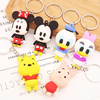Chaveiro Com Desenho Do Anime/Mickey Mouse/Minnie/Pato Donald/Rosquinha/Sorvete/Gamepad/Arco-íris