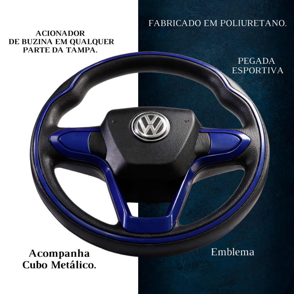 Shopee – Volante Esportivo Bmw Azul Parati Saveiro Santana Gol Golf Antigo Polo Classic Bora G2 G3 G4