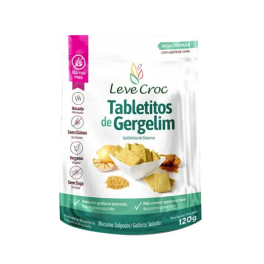 Tabletitos de Gergelim 120g - Leve Croc
