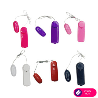 Bullet Mini Vibrador Com Controle Remoto e Multivelocidade Estimulação Clitoriana Para Orgasmos Femininos Em Formato De Bala Com Botão Girátorio e Baixo Ruído Sex Love
