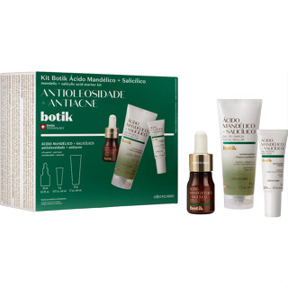 Kit Botik Ácido Mandélico + Salicílico Antioleosidade Boticário 3 Itens
