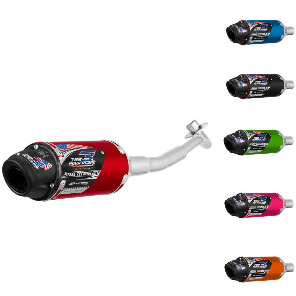 Escapamento Escape Para Moto Pro Tork Powercore 3 Steel Technology Biz 125 2011 a 2018