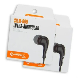Fone de Ouvido FO11 Slim Intra Auricular Som Alto Com Microfone Pmcell