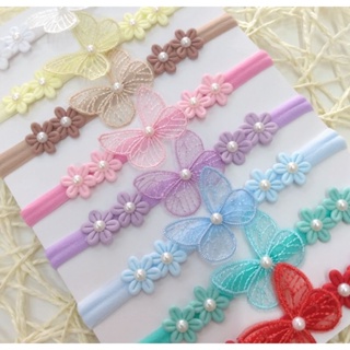 Faixa de bebe borboletas -faixa de bebê jardim encantado- faixa borboleta em Oferta na Shopee