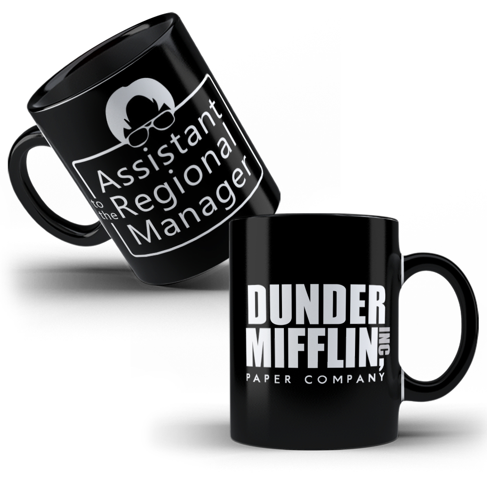 Caneca de Porcelana Personalizada The Office Dunder Mifflin - Assistant Of The Regional Manager