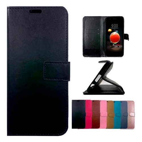 Kit Capa Carteira Couro Moto G4 Plus Xt1640 + Película Vidro