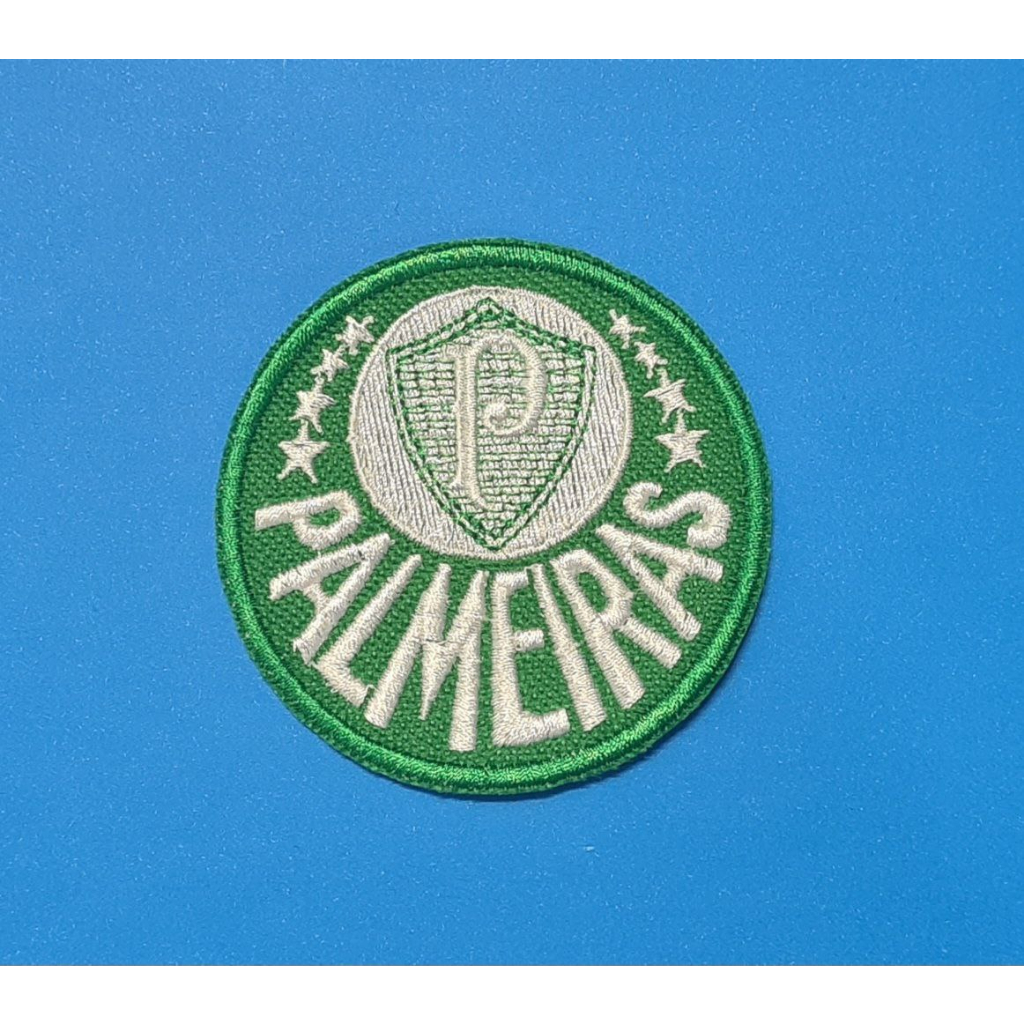 Patch Bordado Time de Futebol Palm modelo 01 - 7cm x 7cm - com Termocolante