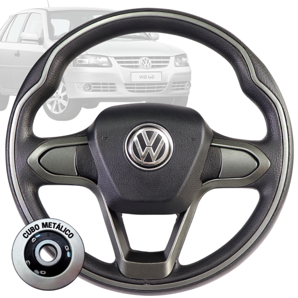 Volante Esportivo Bmw Grafite Voyage Gol G2 G3 G4 G5 G6 G7 Polo Golf Novo Fox Voyage Jetta Spacefox