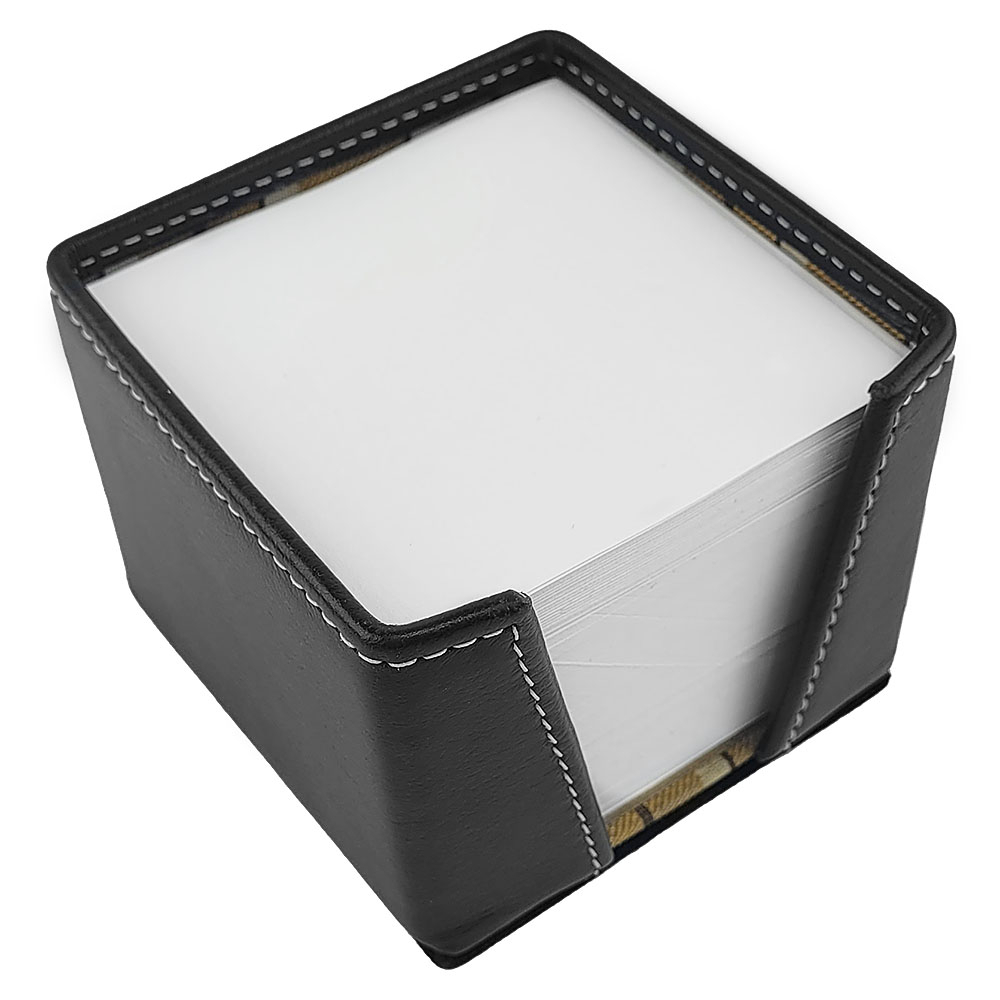 Porta Papel de rascunho GENEBRA em Couro Galvani