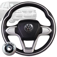 Volante Esportivo Bmw Prata Parati Saveiro Santana Gol G2 G3 G4 Golf Polo Cordoba Bora