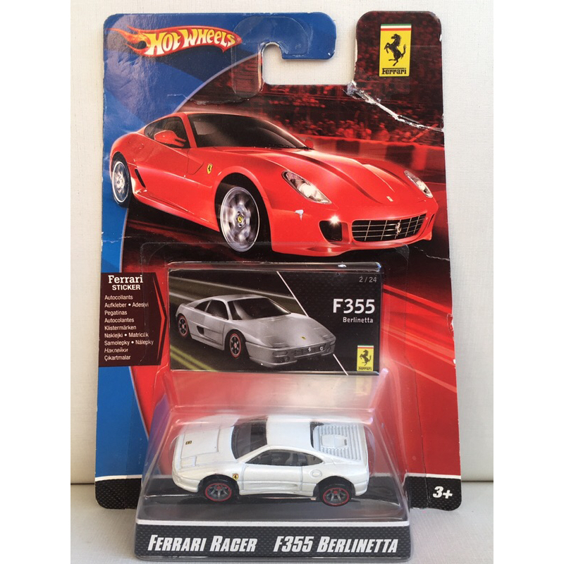 HOT WHEELS FERRARI F355 BERLINETTA 355 2008 RACER SERIES #02/24 GARIBA58