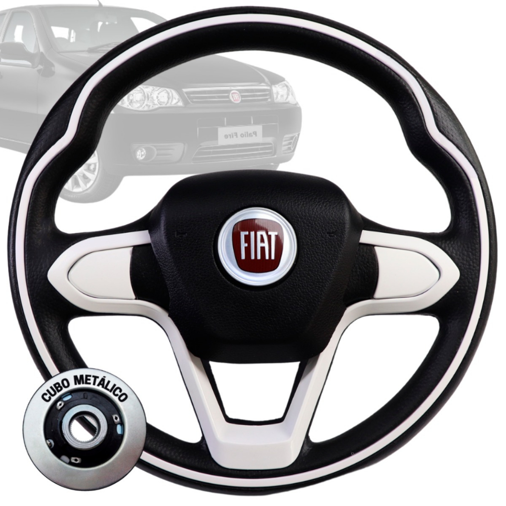 Volante Esportivo Bmw Branco Stilo Ducato Doblô Marea Brava Idea marea brava idea strada punto
