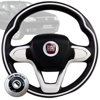 Volante Esportivo Bmw Branco Stilo Ducato Doblô Marea Brava Idea marea brava idea strada punto em Oferta na Shopee