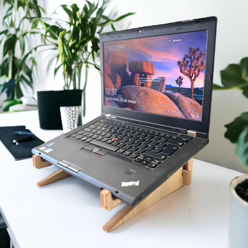Suporte Base para Notebook ergonomico escritorio home office