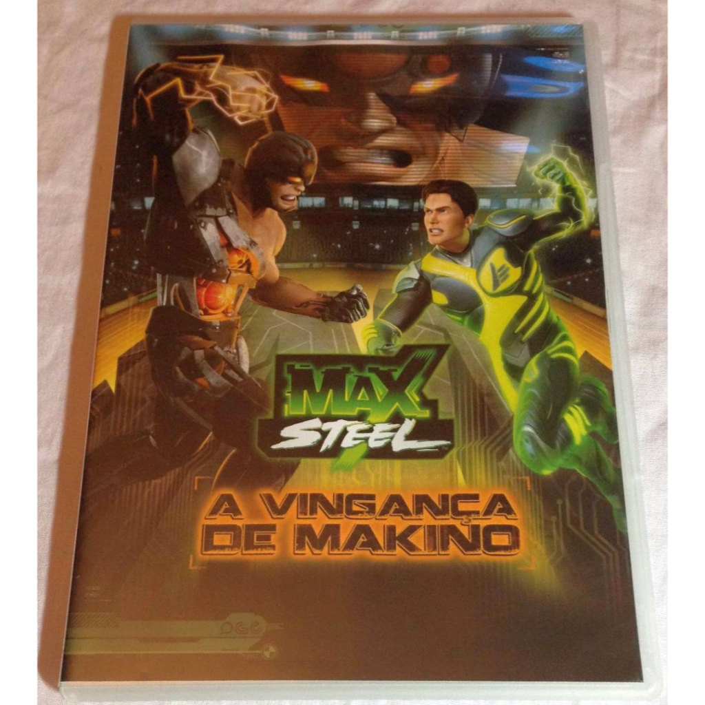 Dvd Original Max Steel A Vingança De Makino - Animação Livre