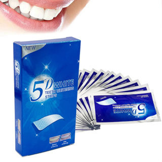 Branqueador Ultra Clareador Dental com 28 Fitas Adesivas - 5D White Original