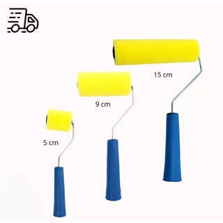 Rolinho de Espuma Redam Para Artesanato e Pinturas - 5cm, 9cm, 15cm Rolo de Espuma Para Ferro, Madeira e Outros.