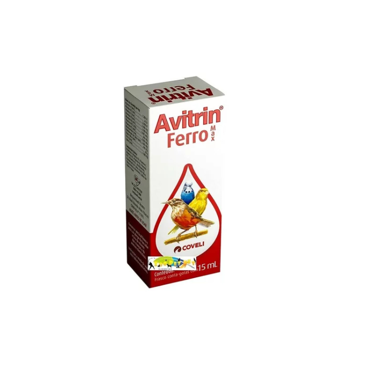 Avitrin Ferro Max 15ml  -Suplemento Vitaminico Para Aves