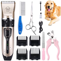 Máquina De Tosa Para Pet Corta Pelo Sem Fio Recarregável Cachorro Gato