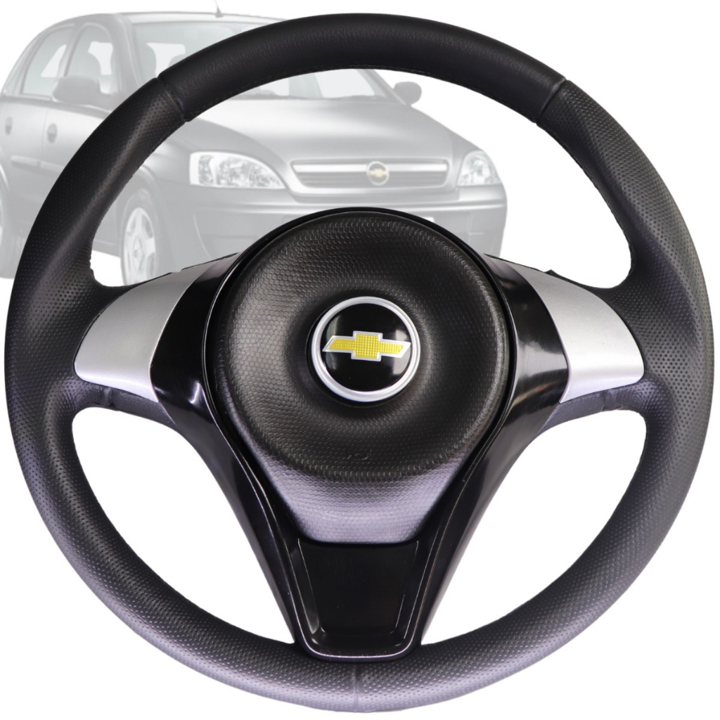Volante Esportivo Palio Preto  Para Chevrolet S10 Blazer Silverado