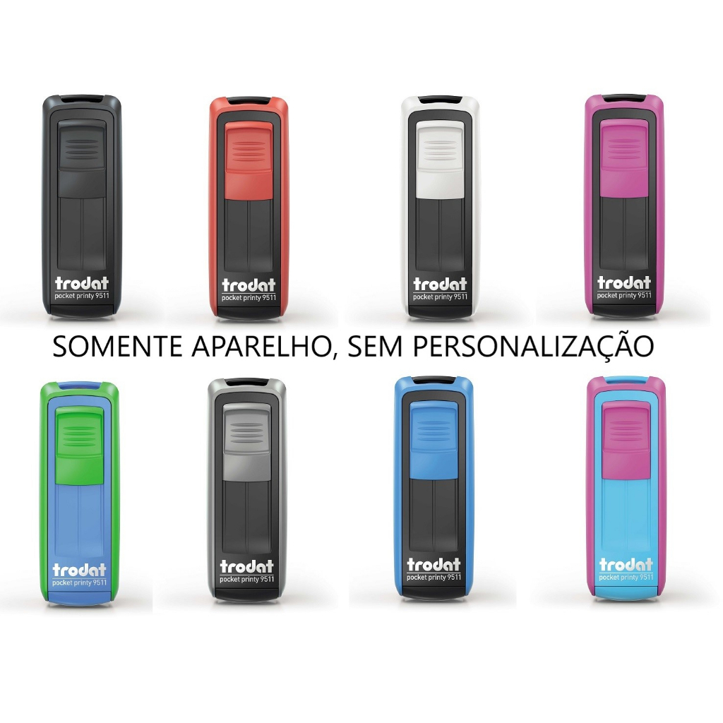 Trodat Pocket 9511 - SOMENTE APARELHO, SEM PERSONALIZAÇÃO
