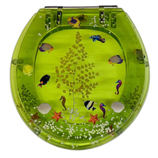 TAMPA DO VASO CONVENCIONAL PEIXE VERDE LIMÃO em Oferta na Shopee