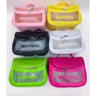 ASALOOG Bolsa De Viagem PVC Transparente Para Maquiagem Com Zíper/Esteticista/Estojo De Higiene Pessoal
