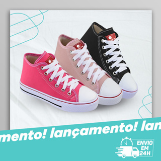 Tênis Infantil All tipo Cano Alto star Menino Menina Botinha Dult´s em Oferta na Shopee