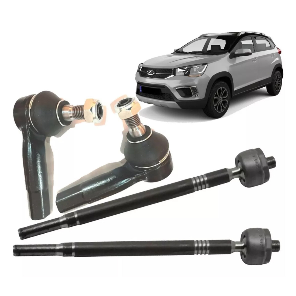 Braço Barra Axial + Terminal Ponteira Chery Tiggo 2 2018 2019 2020 A 2021