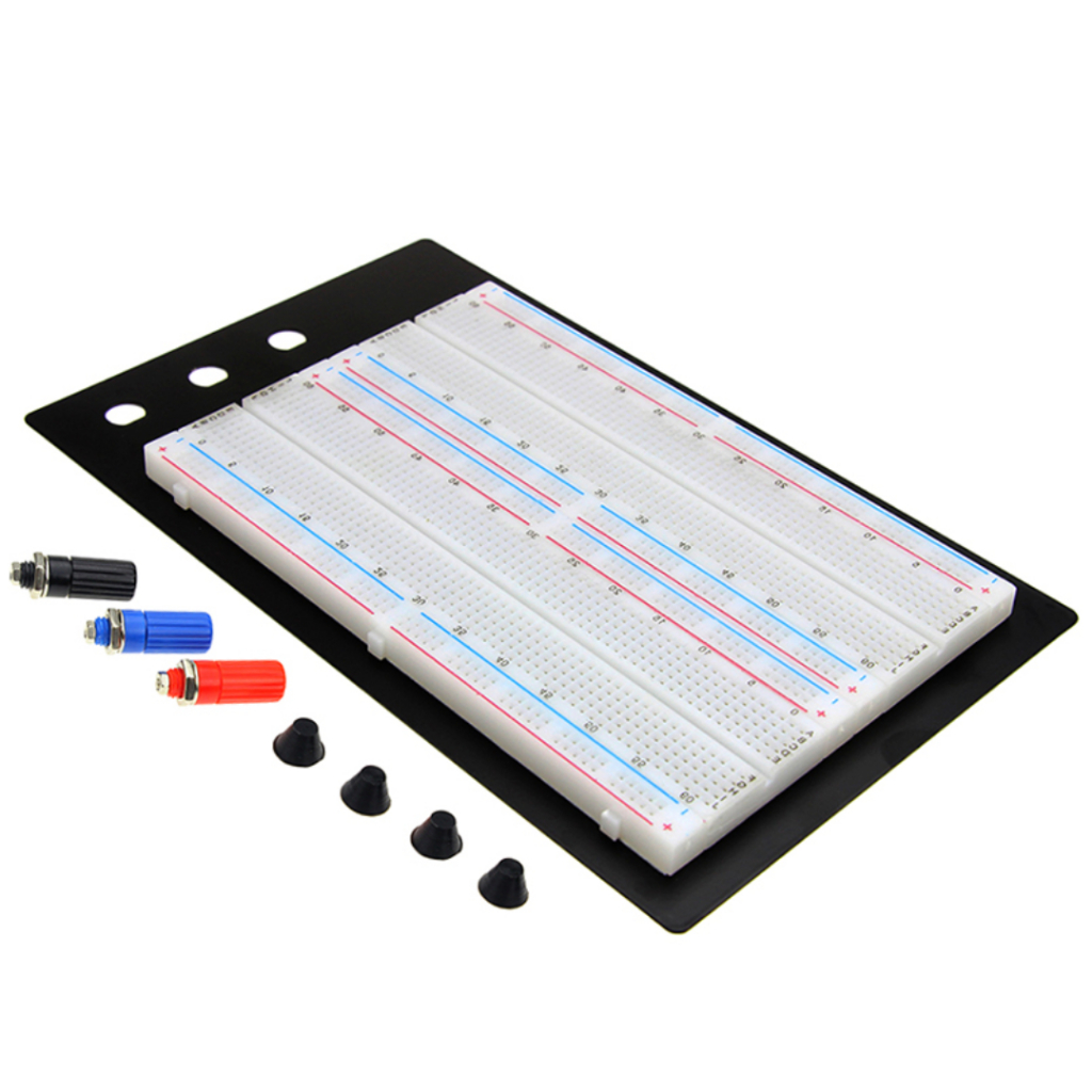 Protoboard 1660 Pontos Com Base Metal Para Arduino Pic