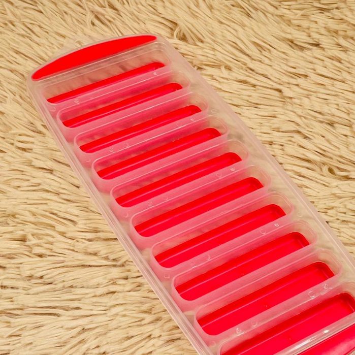 1 Forma de Gelo com 10 Cavidades Retangular de Silicone 29 x 11,5 cm