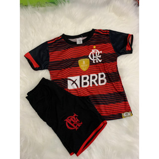 Conjunto infantil de time Flamengo uniforme criança na Promoção Frete Grátis 2023