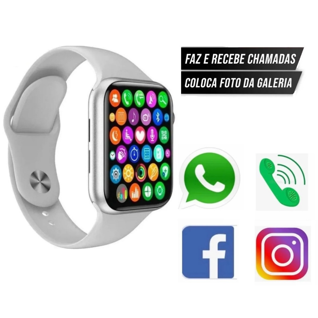 Relogio Smartwatch 2025 Feminino Masculino X9 Para Android Samsung Xiaomi iPhone Faz Receb...