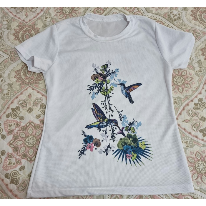 Blusa feminina tamanho P/M transpirável para exercícios físicos, atividade física, caminhada, corrida, academia, fitness
